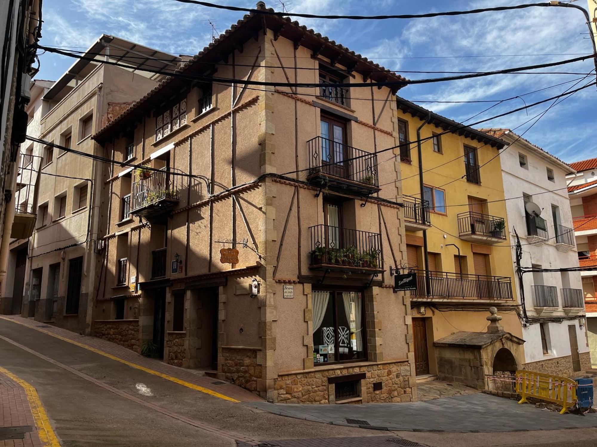 Hotel Casa De La Fuente Alcorisa 外观 照片